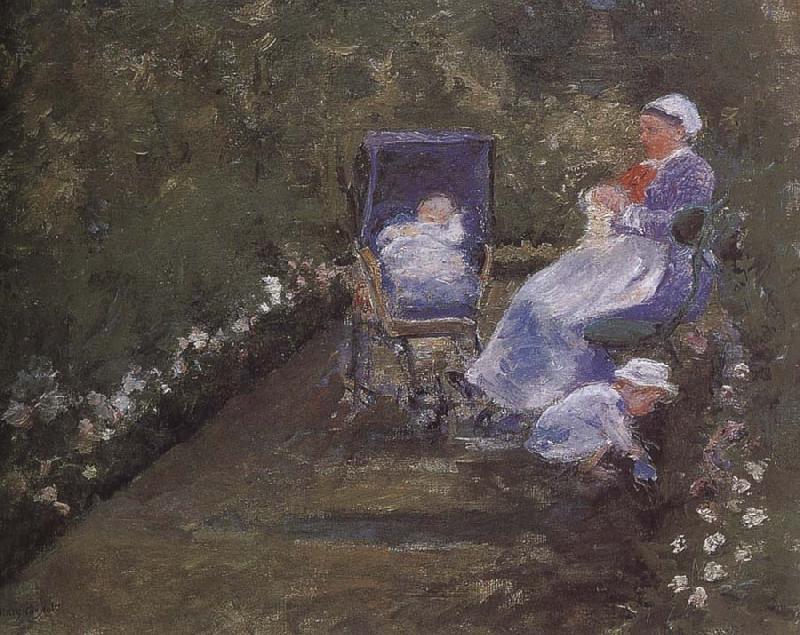 Mary Cassatt At the garden